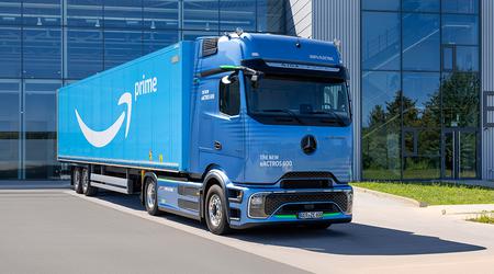 Amazon a commandé plus de 200 camions électriques Mercedes-Benz eActros 600