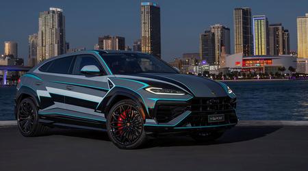 Lamborghini a dévoilé un Urus SE unique qui a nécessité 230 heures de peinture.
