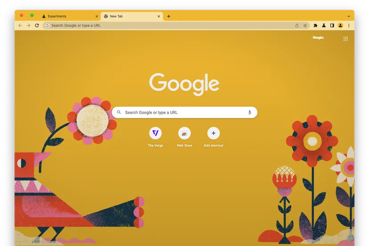 Google introduit des thèmes de couleur ...