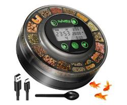 Papettly Nourrisseur automatique de poissons pour aquarium
