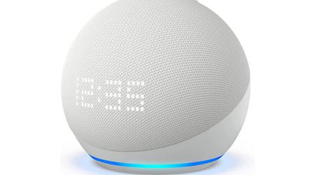 Amazon baisse le prix de l'Echo Dot 5 Gen : une enceinte intelligente avec horloge intégrée et Alexa pour 39 $.