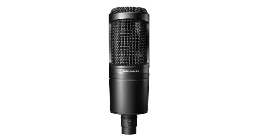 Audio-Technica AT2020 microphone à condensateur pour l'enregistrement de la voix