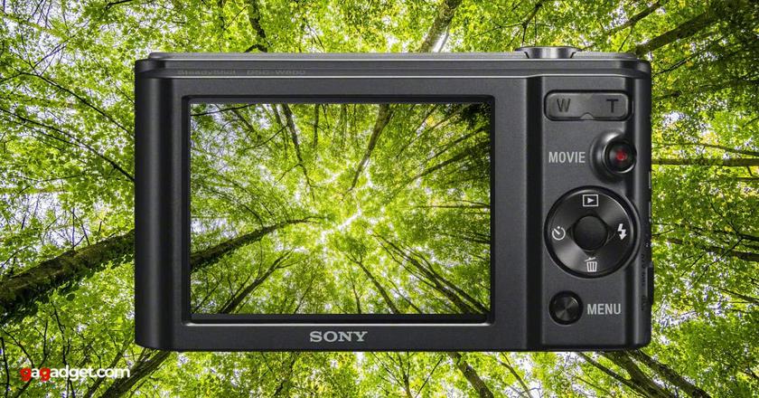 comparatif appareil photo 200 euros Sony DSCW800/B