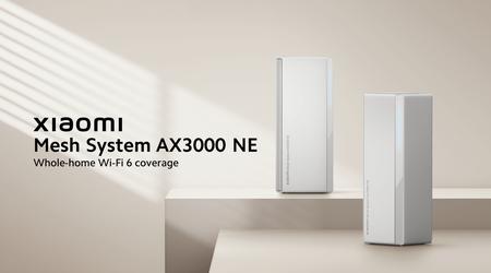 Xiaomi a lancé sur le marché mondial le système AX3000 NE Mesh prenant en charge le WiFi 6. 