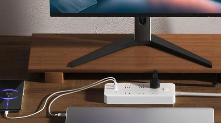 Xiaomi a lancé un parasurtenseur doté de prises de courant, de ports USB et d'une puissance de 67 W pour 14 $.