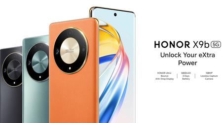 Honor X9b : écran AMOLED 120Hz, puce Snapdragon 6 Gen 1, appareil photo 108 MP et batterie 5800 mAh