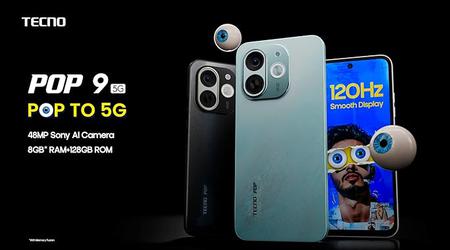 Tecno a présenté le Pop 9 5G en Inde : Un smartphone économique avec un appareil photo de 48MP et la prise en charge de la 5G