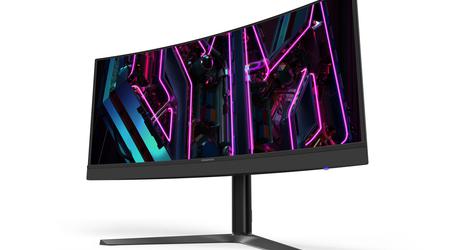 L'Acer Predator X34 V, un moniteur de jeu incurvé 3,5K avec un taux de rafraîchissement de 175 Hz et un prix de 1299 €, est présenté.
