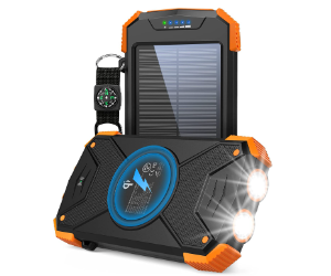 BLAVOR Banque d'énergie solaire 10000mAh