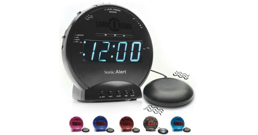 Sonic Bomb Dual Meilleur réveil pour gros dormeurs