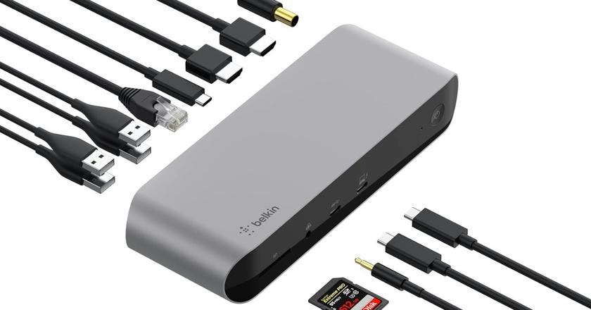 meilleur station accueil pc portable Belkin Thunderbolt 3 Dock Pro