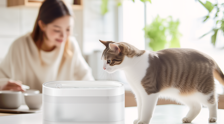 Petcube lance une fontaine antibactérienne pour animaux de compagnie