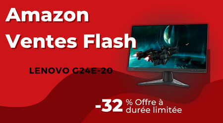 Lenovo G24e-20 Moniteur Gaming – Économisez 48€ aujourd'hui!