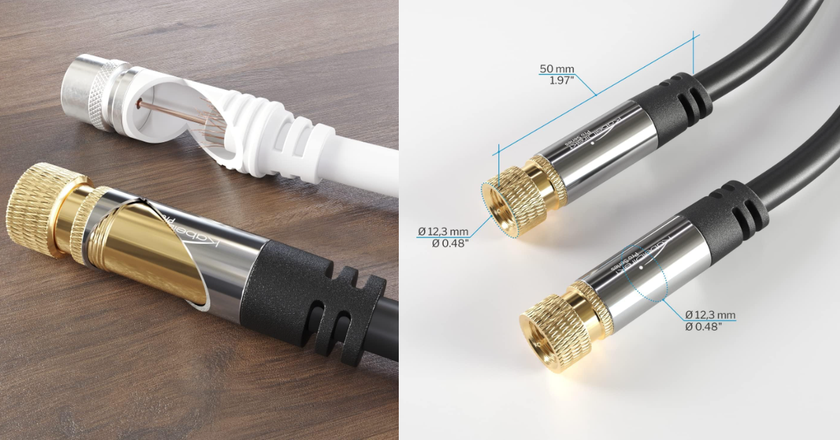 CableDirect RG6 Coaxial meilleur câble coaxial pour internet haut débit