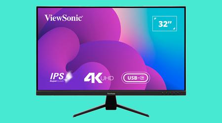 ViewSonic VX3267U : moniteur IPS 4K de 32 pouces avec support Power Delivery 65W 