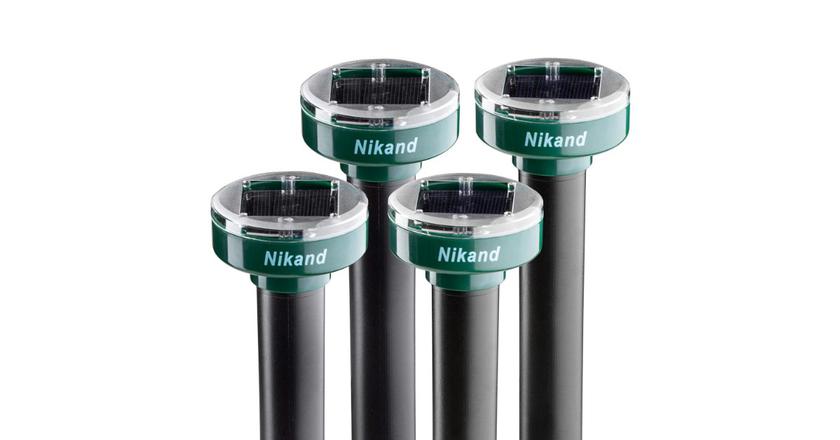 NIKAND Répulsif à spermophiles Ultrasonique à énergie solaire 
