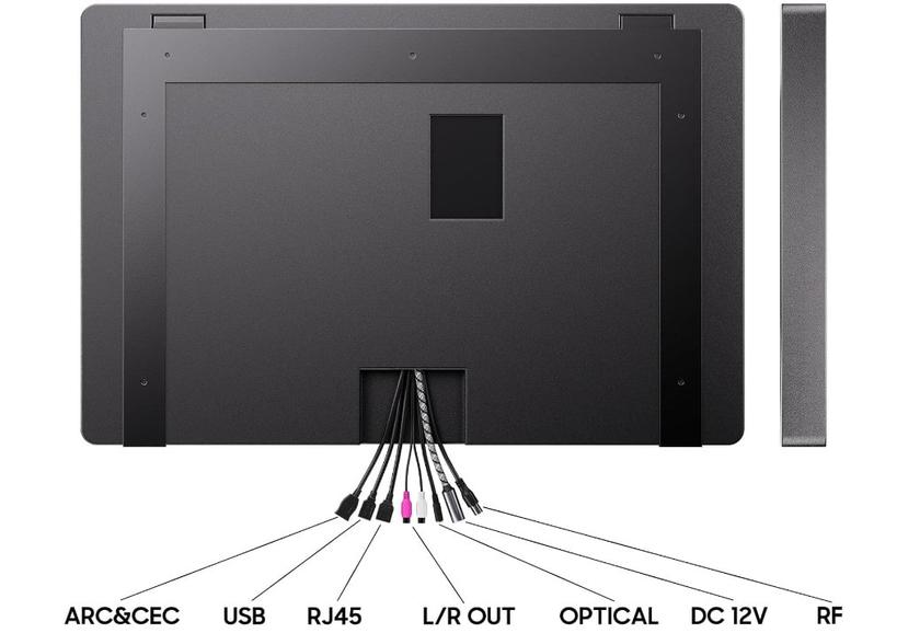 miroir connecté avec TV SYLVOX 24 pouces avec tv