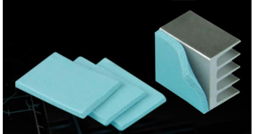 Tampons thermiques arctiques pour ordinateur portable