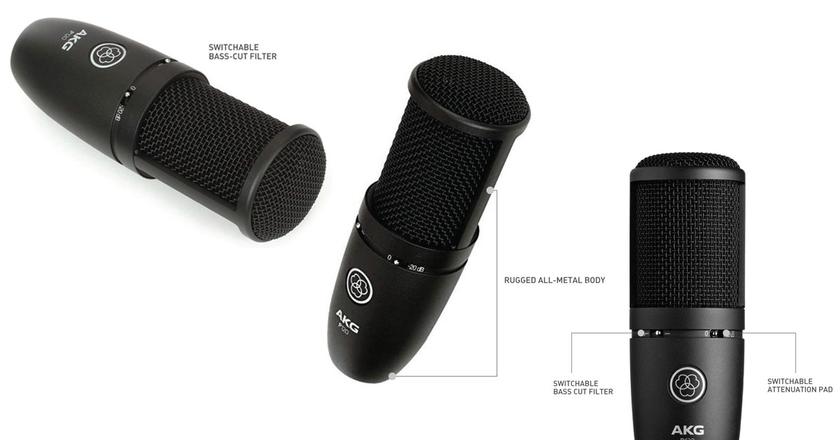 AKG P120 meilleur microphone à condensateur à petit prix pour le chant