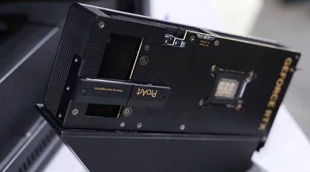ASUS a dévoilé la carte graphique ProArt RTX 5080 avec un GPU tourné à 90 degrés et un slot SSD intégré
