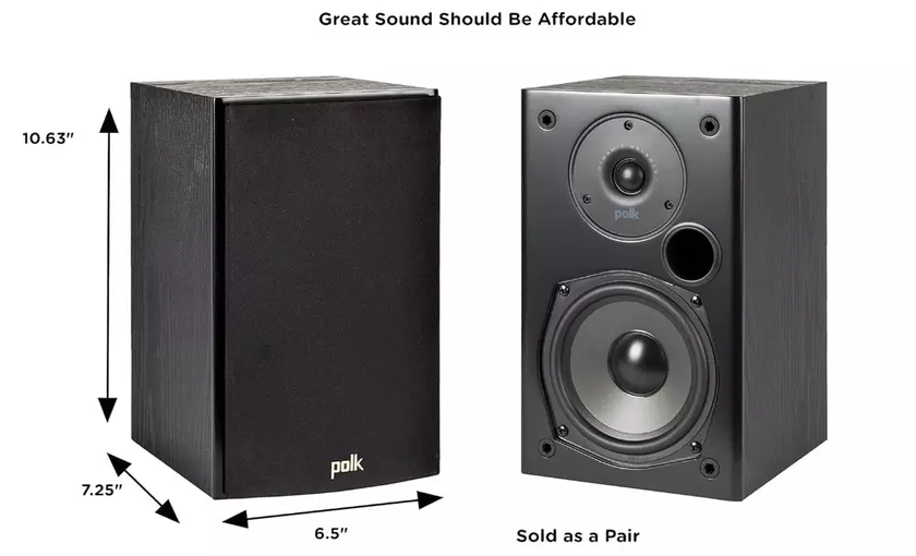 Cinéma maison Polk Audio T Series à petit budget