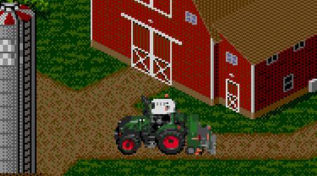 La version 16 bits de Farming Simulator ramène les joueurs dans les années 90 : Le studio Giants Software a présenté une version inhabituelle du célèbre simulateur