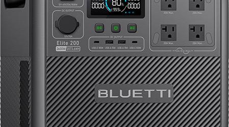 BLUETTI a présenté l'Elite 200 V2 - une centrale électrique portable avec une durée de vie de plus de 17 ans.
