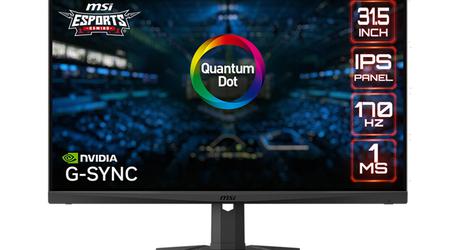 MSI présente un moniteur à points quantiques avec une fréquence d'images jusqu'à 170 Hz et une résolution WQHD