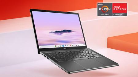 Acer Chromebook Plus 514 - puce AMD Ryzen 7000, carte graphique RDN 2 et jusqu'à 12 heures d'autonomie à partir de 399