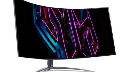 Le moniteur de jeu Acer Predator X45 incurvé 3.4K avec une fréquence d'images de 240 Hz est mis en vente huit mois après son annonce à un prix réduit.