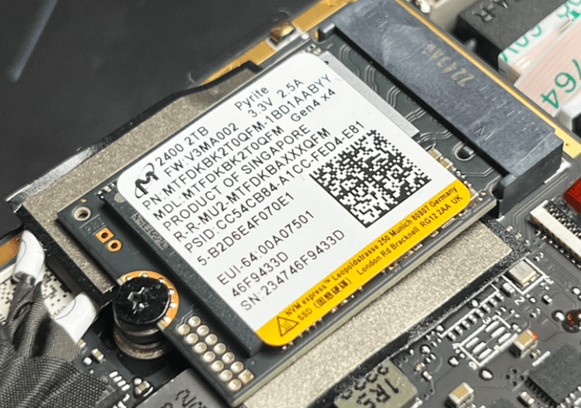 Micron 2400 ssd pour steam deck