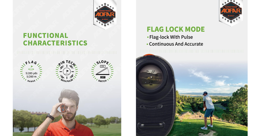 AOFAR GX-2S meilleurs télémètres pour le golf