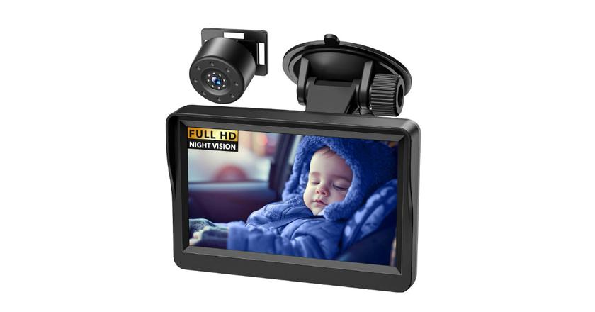 NewHail Moniteur bébé voiture sécurisé