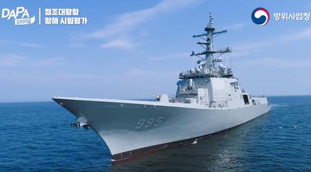 La République de Corée a commencé à tester le destroyer Aegis ROKS Jeongjo the Great, qui recevra des missiles Hyunmoo-IV-2 et des intercepteurs SM-3 et SM-6 pour détruire les menaces balistiques.