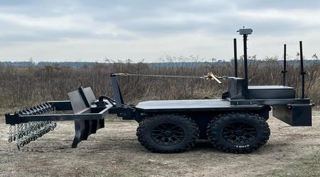 Création d'un véhicule sans pilote Ratel Deminer pour le déminage en Ukraine
