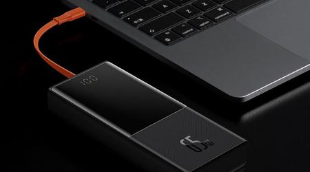 La batterie Baseus 20 000 mAh avec une puissance de 65W et un câble USB-C intégré est disponible sur Amazon avec une réduction de 17%.