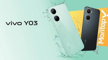 vivo Y03 : smartphone économique avec écran 90Hz, puce MediaTek Helio G85 et protection IP54