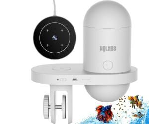 Nourrisseur automatique de poissons Wolmds avec ...