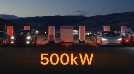 Tesla lance la quatrième génération de Superchargeurs avec des capacités de charge allant jusqu'à 500 kW et 1,2 MW