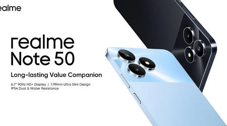 realme Note 50 : le premier smartphone de la nouvelle gamme de l'entreprise