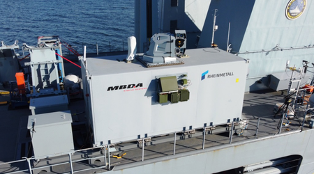 MBDA Deutschland et Rheinmetall ont testé une arme laser de combat sur la frégate allemande Sachsen