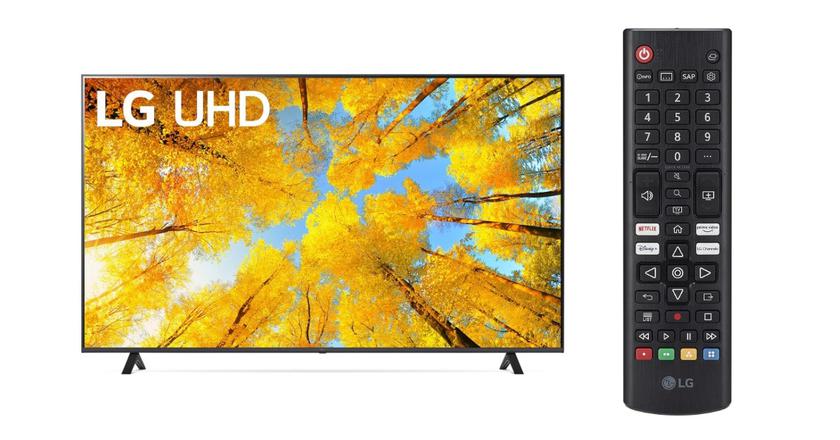 LG 75 pouces UQ7590 meilleure taille de télévision pour salle de conférence