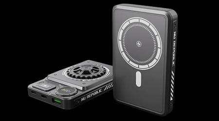 Nu Republic Cybotron Spin : une PowerBank inhabituelle avec une toupie pour la recharge manuelle