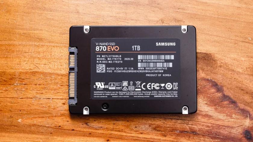 Samsung 870 EVO ssd archivage données