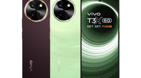 vivo T3x 5G : écran 120Hz, puce Snapdragon 6 Gen 1, protection IP67, batterie 6000mAh et prix à partir de 160$.