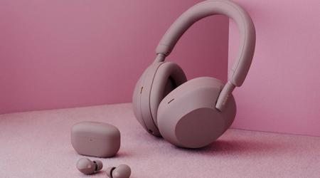 Les casques Sony WH-1000XM5 et WF-1000XM5 en version rose