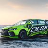 La voiture de course au méthanol de Geely