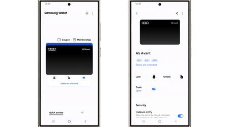 Samsung Wallet transforme les smartphones Galaxy en clés numériques pour les voitures Audi