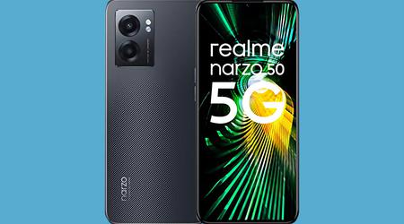 realme Narzo 50 avec écran 90Hz, puce Dimensity 810, batterie 5000mAh et NFC en vente sur Amazon pour 129 euros (30 euros de réduction)