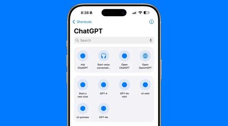 OpenAI ajoute l'option SearchGPT à l'application Raccourcis d'Apple